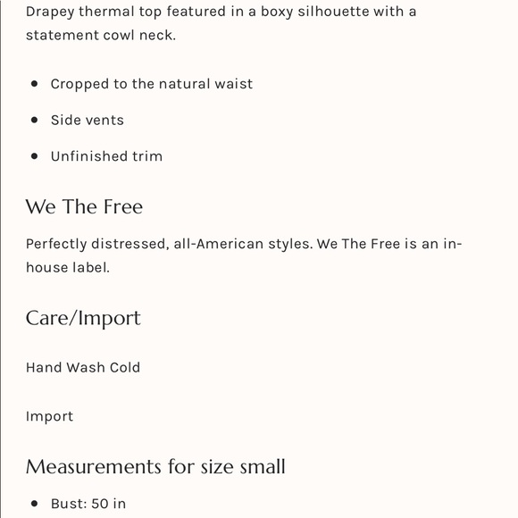 Free People Wild Orchid Wildcat Thermal.Top - Picture 5 of 5